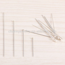 Sef026 accesorio diy de la pulsera de las agujas del paraguas de la aguja de la seta de la aguja de la seta de la acupuntura del cuero cabelludo del T-perno de la plata esterlina de 100pc / lot 4/5/3 / 2CM